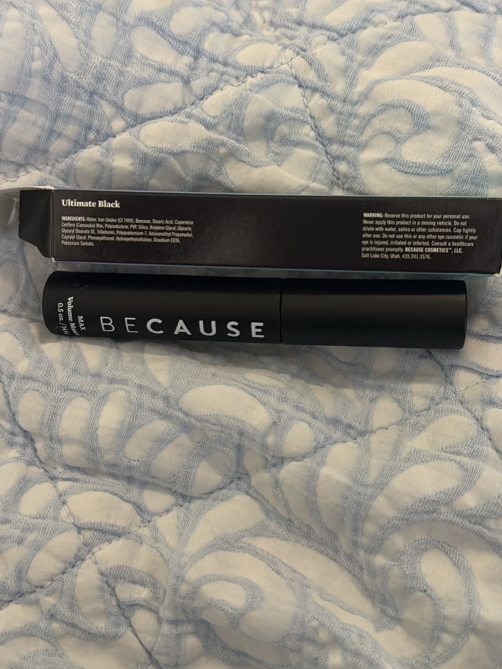 BeCAUSE Max Volume Mascara — Black
